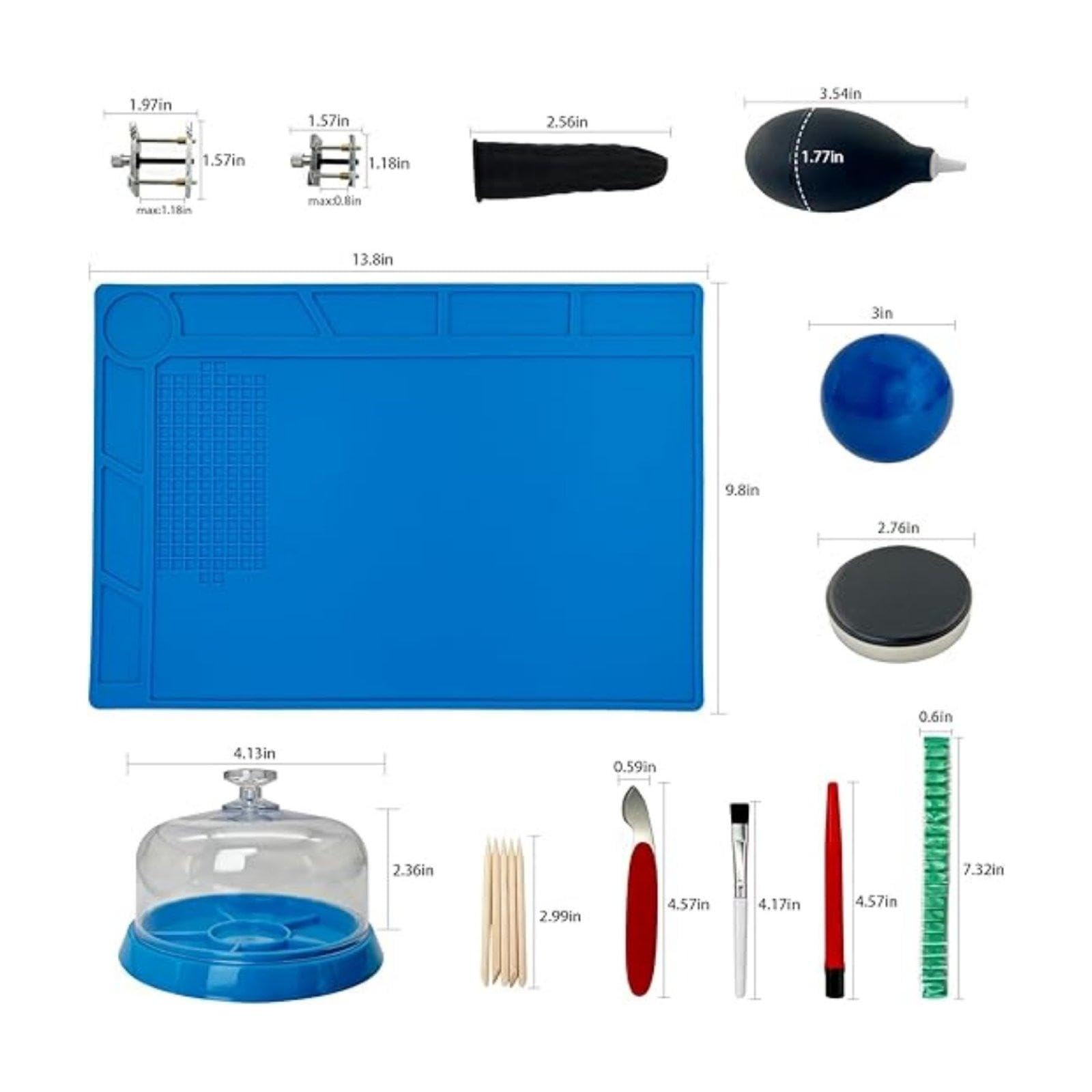 Kit Professionale per La Pulizia E La Riparazione di Orologi, Pratico da Utilizzare a Casa, sul Banco da Lavoro.