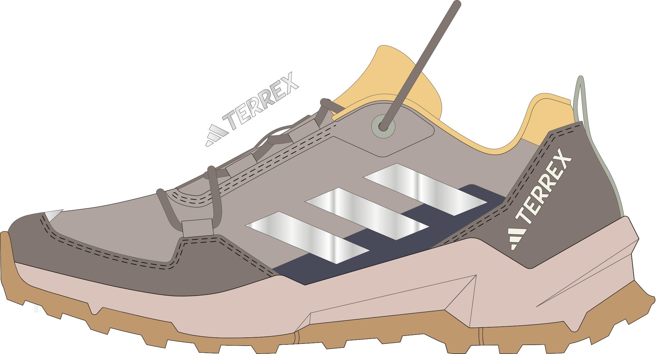adidas Kids' Chaussure de randonnée Terrex Ax4r