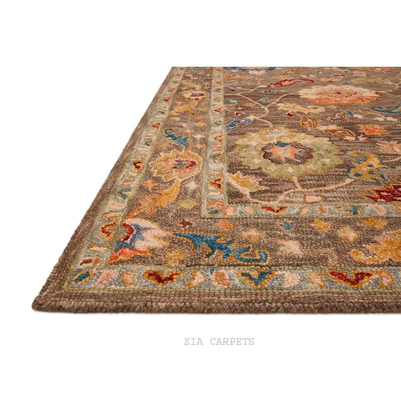 Image of zia carpets Hand Tufted Woollen Modern Collection Bedroom & Living Room Carpet Size 10 X 14 Feet