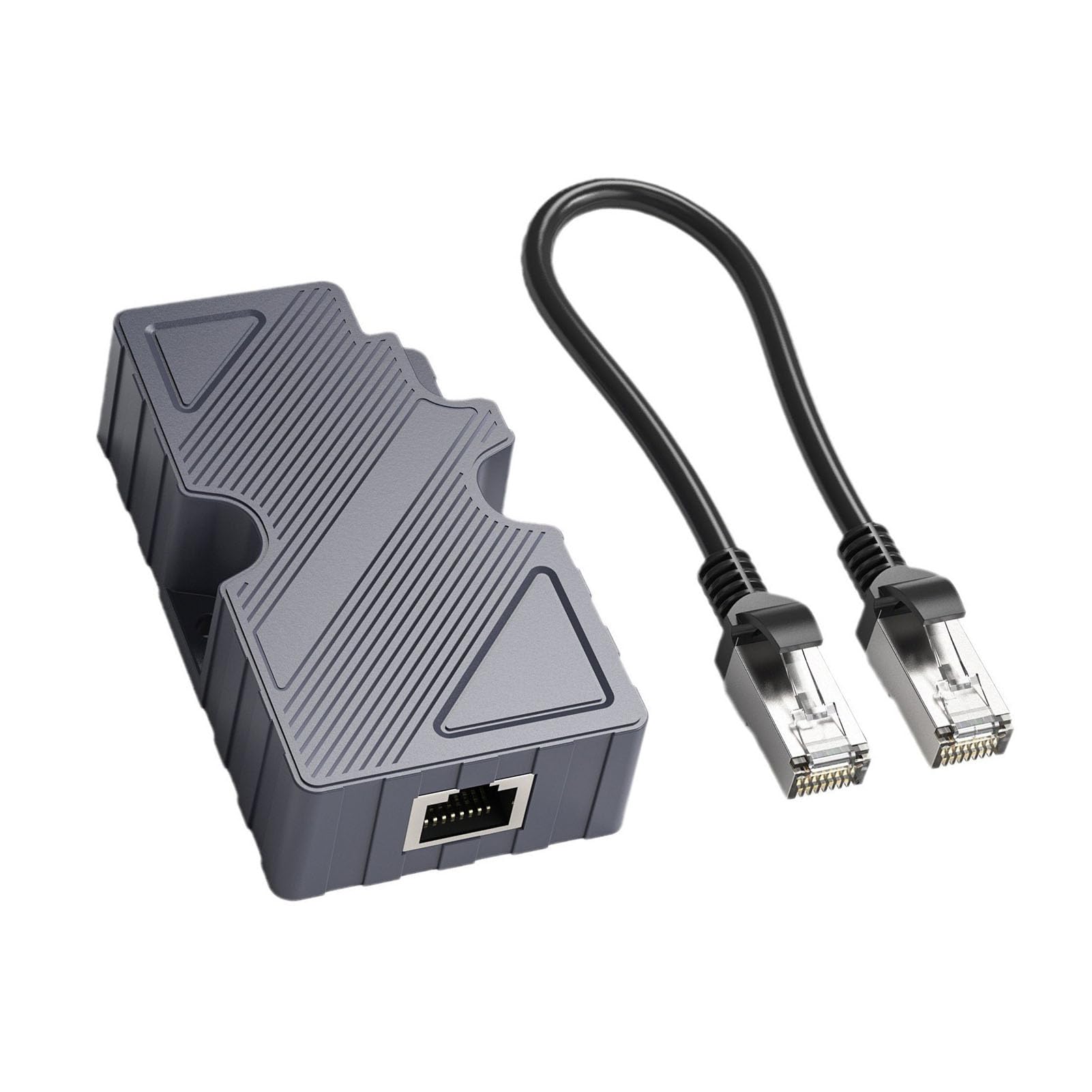 FTVOGUE Injecteur PoE 150 W, GigE Passif avec Protection Contre Les Surtensions et ESD, Convertisseur élévateur DC 12 V à 48 V 3 A, pour Kit Internet Dishy V2, Réseau Sat