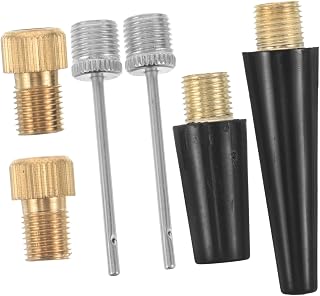 Mikinona 6pcs Valve Adapter Kit for Basketballs and Volleyballs Inflation Needles and Accessories for Air Efficient and Portable Inflating
