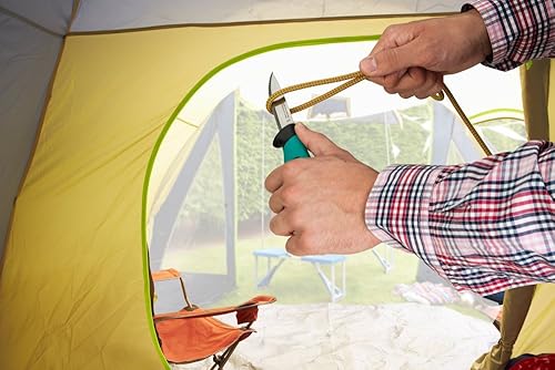 Miniatura 2 de Wolfcraft 4086000 cuchillo Exterior con cuchilla dentada fija y estuche de protección Pack 1