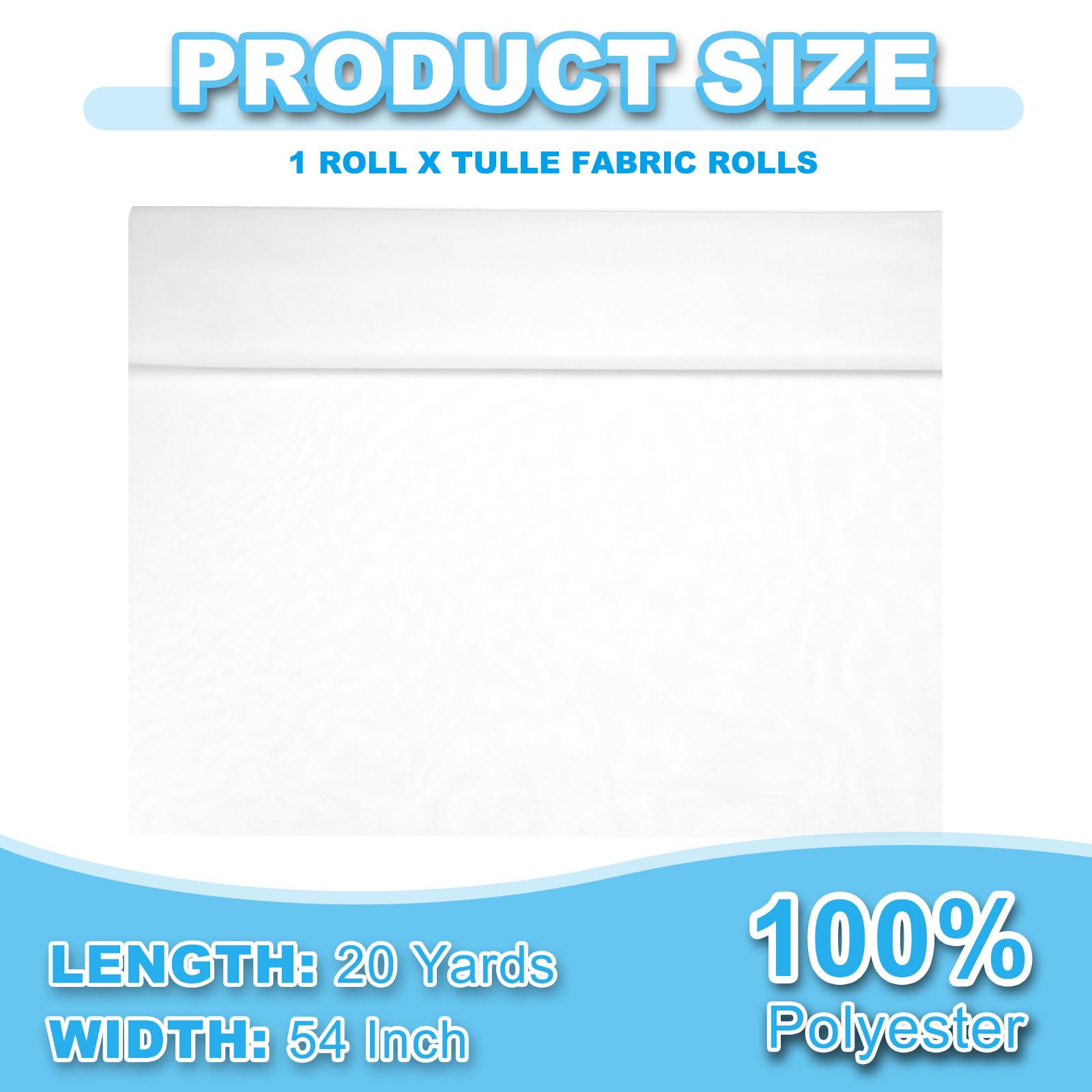 PATIKIL Tulle Fabric Rolls - Image 2