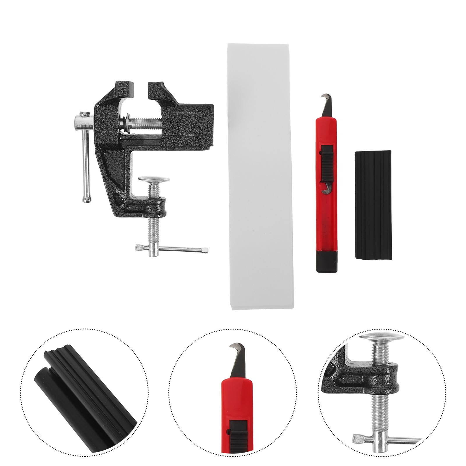 Juego de Agarres para Palos de Golf, Kit de Instalación de Empuñaduras de Golf, Acero y Goma, Portátil, Precisión, Mini, para Mantenimiento y Práctica