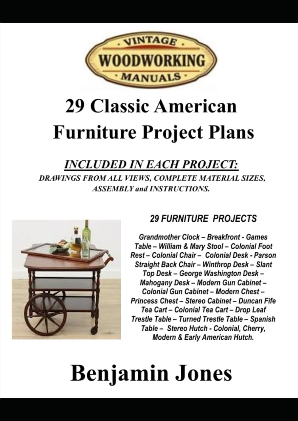 29 Classic American Furniture Project Plans