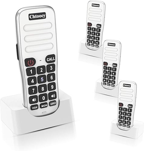 Vista 10 de Intercomunicadores inalámbricos para el hogar, 1 milla de largo alcance para la oficina de negocios, sistema de comunicación de habitación a