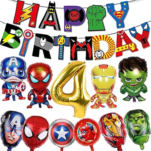 Superhero Birthday Party Supplies and Decorations Cover