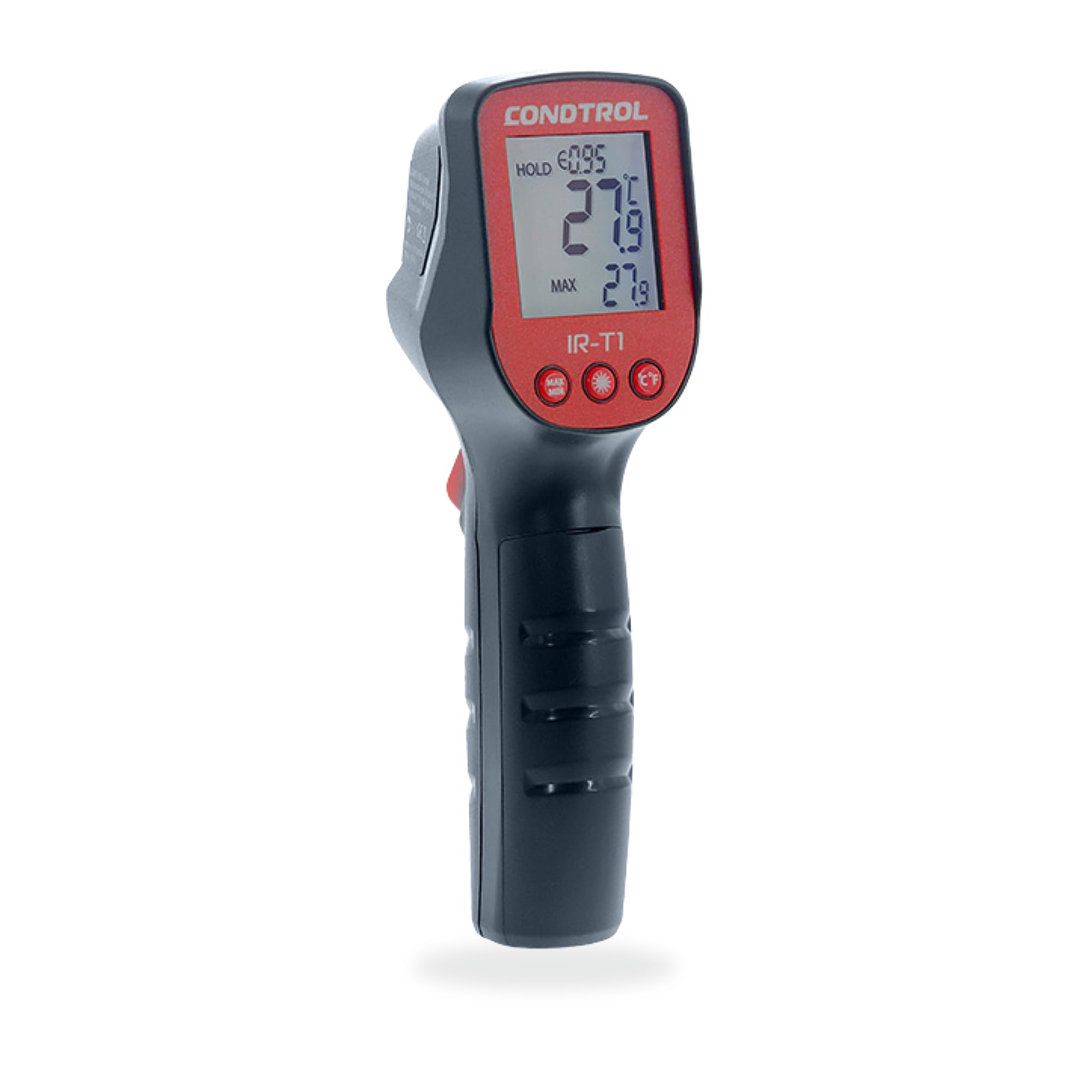 CONDTROL - Termometro Infrarosso IR-T1 - Temperatura senza contatto - Misura da -50°C a +600°C - Puntatore laser preciso - Risultato istantaneo - Garanzia 2+1 anni