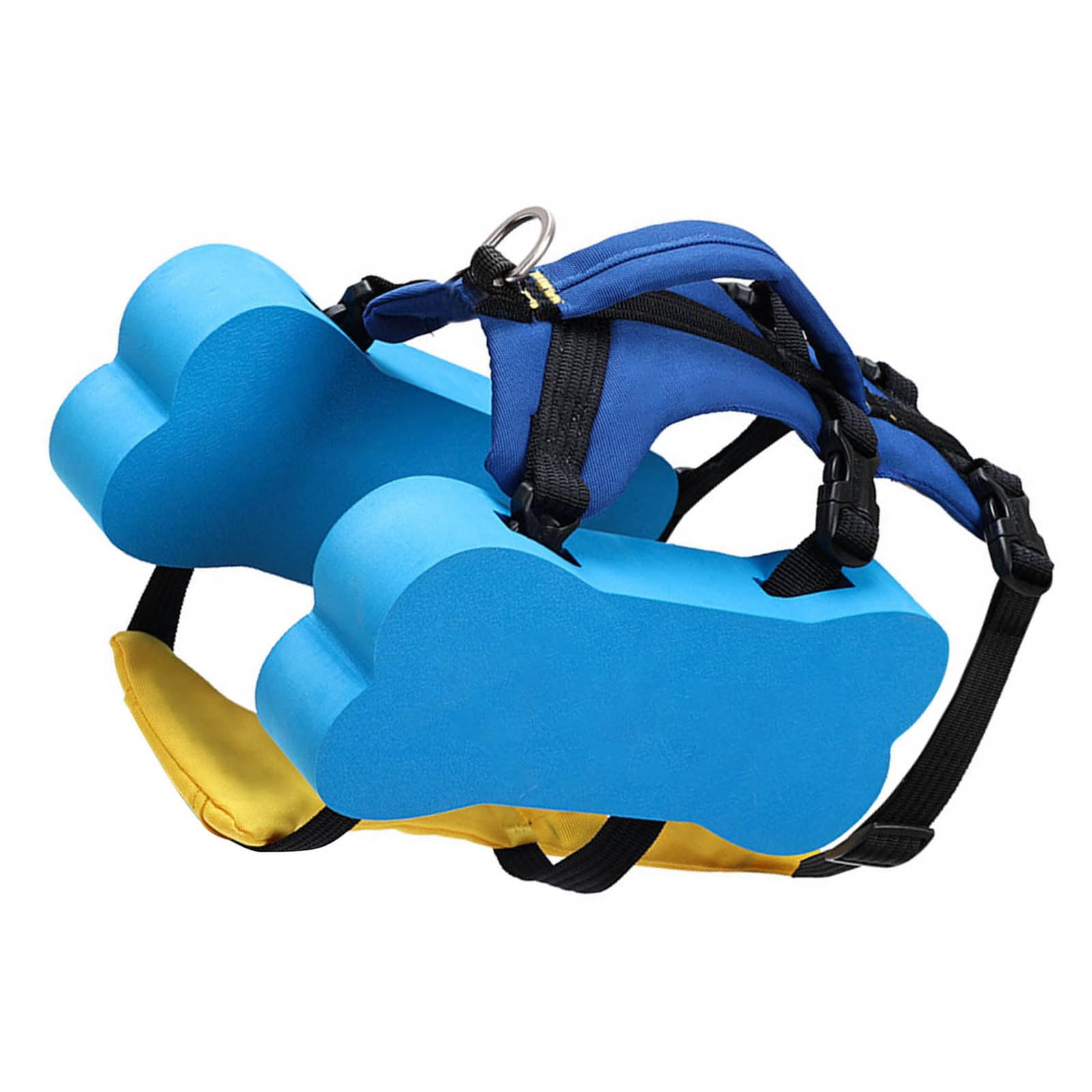 Gilet de sauvetage réglable pour chien avec haute flottabilité, dispositif de flottaison 3 tailles, poignée de sauvetage