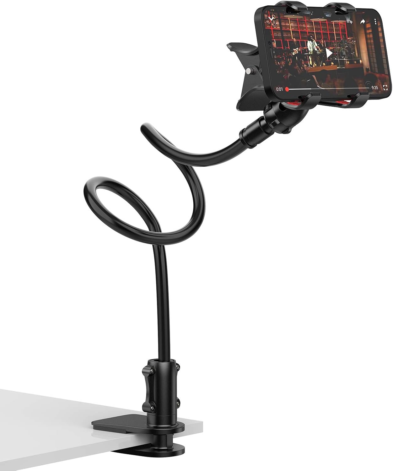Gooseneck Phone Holder for Bed Giftrold Flexible Arm Cellphone Stand Mount Clip for Desk,360 Adjustable Lazy Bracket for iPhone 14 13 12 11 Pro Max XR SE 8 Plus and All Phone Models