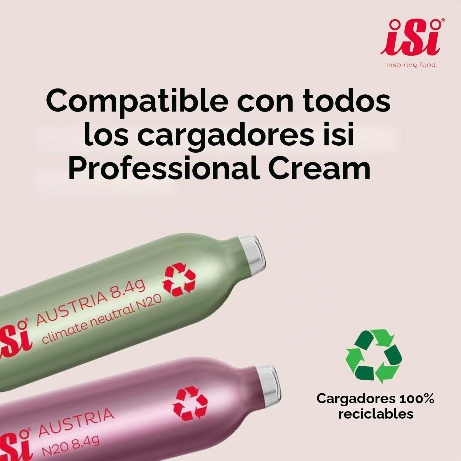 ISI CB502 - Sifón para nata