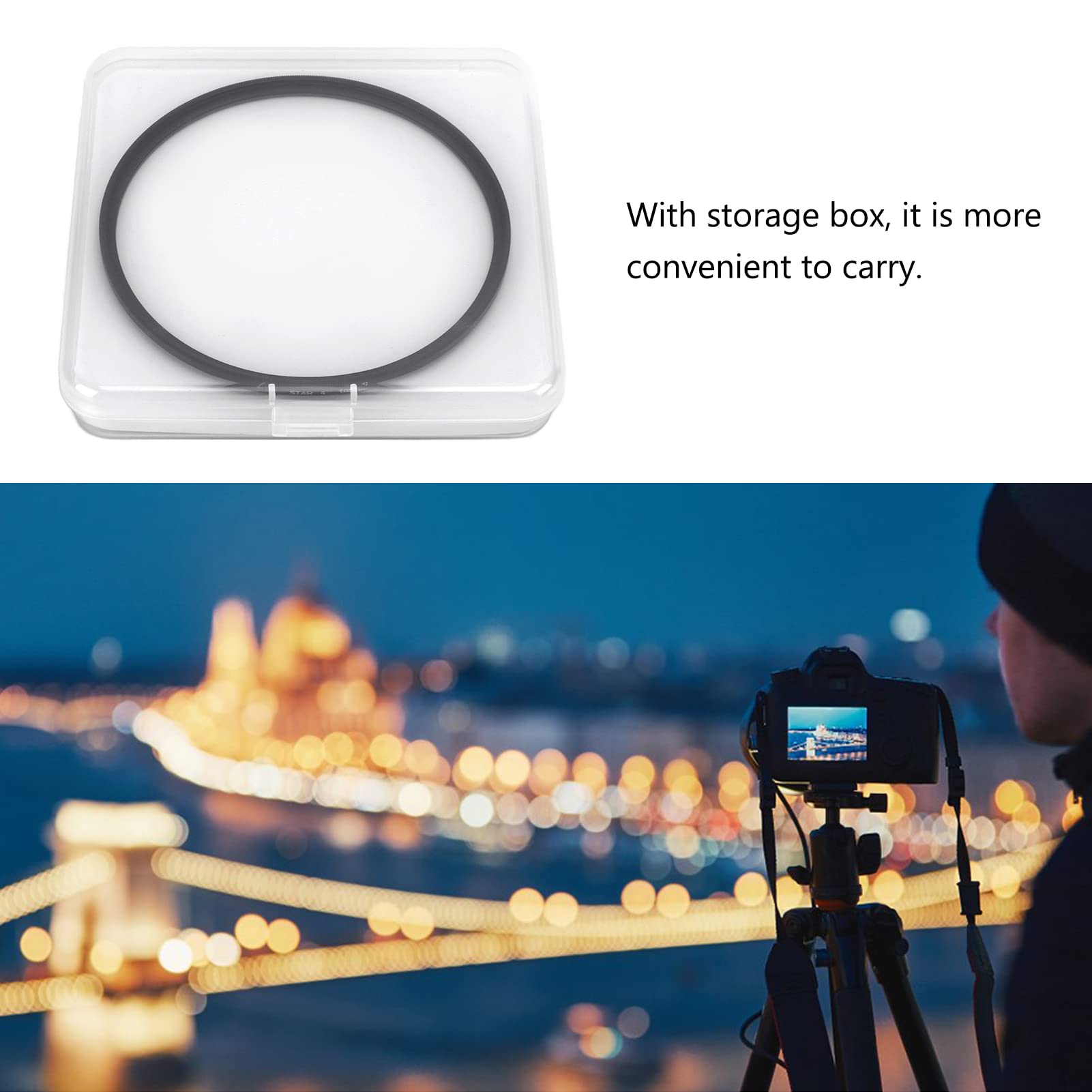 UV Objektivfilter 105mm - Optisches Glas Für Kameraobjektive