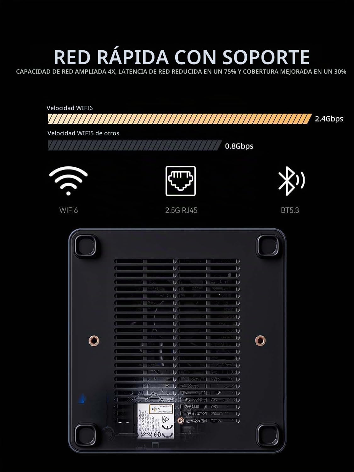 MINISFORUM UM790 Pro Mini-PC AMD Ryzen 9 9 7940HS Solo 5,2 GHz 32 GB DDR5 512 GB SSD con AMD Radeon 780M, 4 x USB 3.2, 2 x USB 4, 2 x HDMI 2.1, 2 x PCIe 4.0, Wi-Fi 6E / BT5.3, RJ45 2,5 G