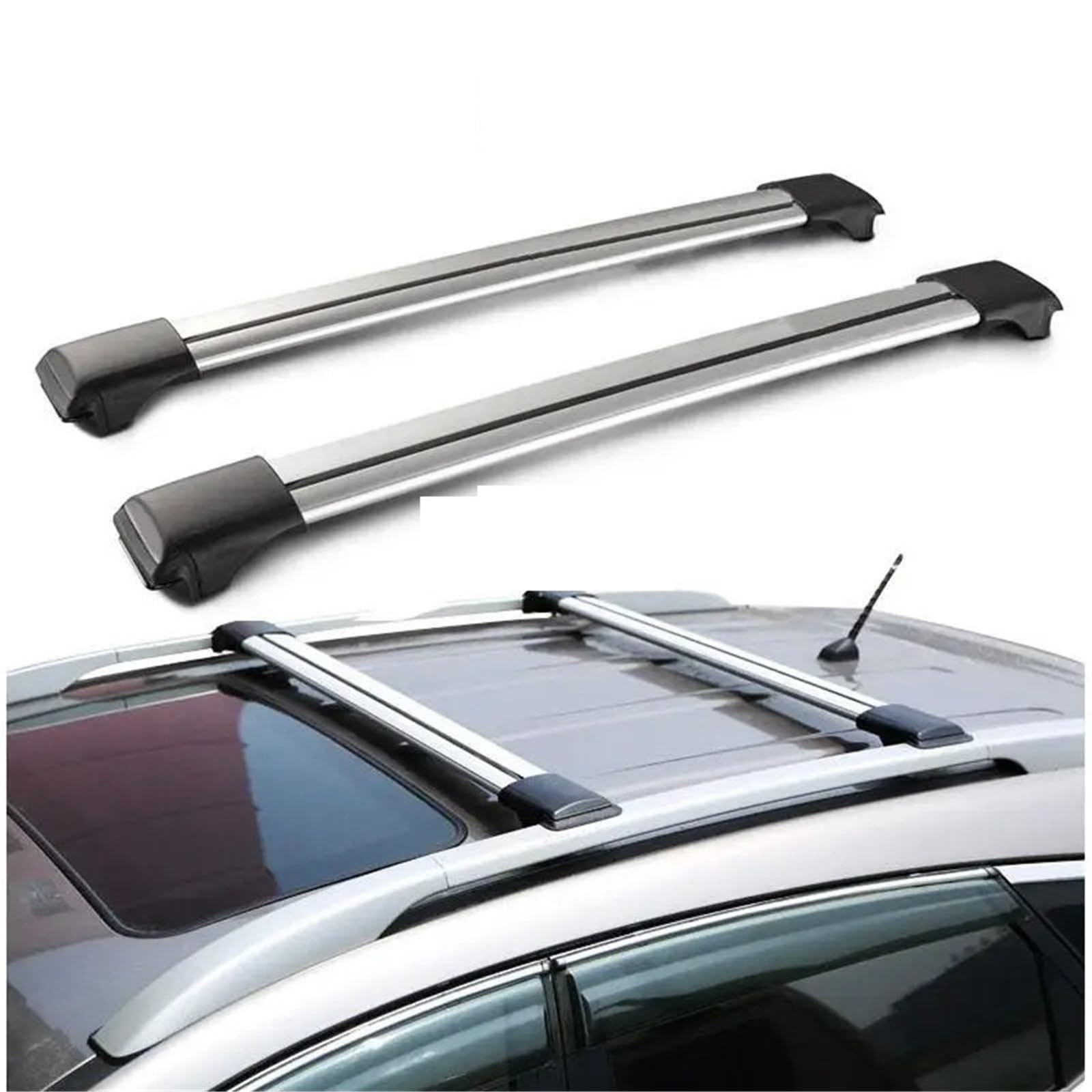 Bagażnik dachowy Uniwersalny bagażnik dachowy, para 86 cm, pasuje do RAV4 XA30 i Toyoty LC100