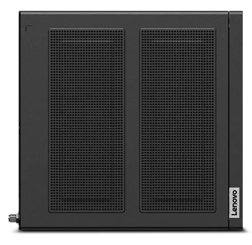 Image of Lenovo ThinkStation Workstation Mini Desktop (Intel i9-14900, T400 4GB, 64GB DDR5, 8TB PCIe SSD, WiFi 6, Bluetooth 5.3, 300W PSU, RJ-45, 1x DP; 3X mDP, HDMI, Win 11 Home) w /Premium Backpack