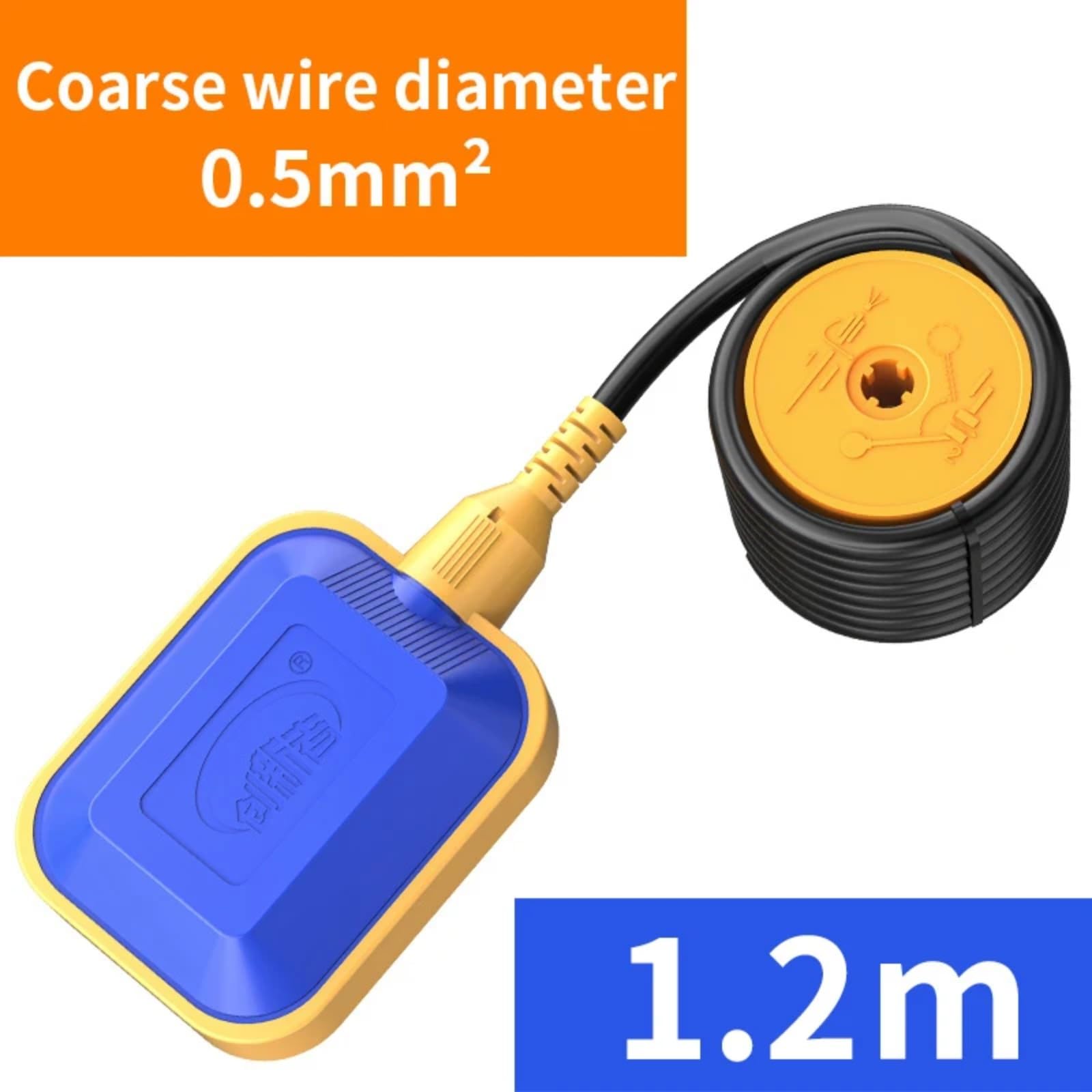 Interruptor de bola flotante 1 metros .2 .5 4 met(1.2M)