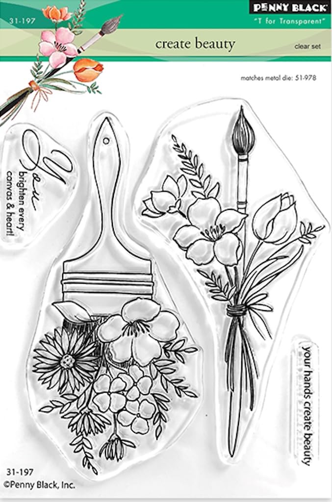 Penny Black Clear Stamps - Create Beauty 31-197