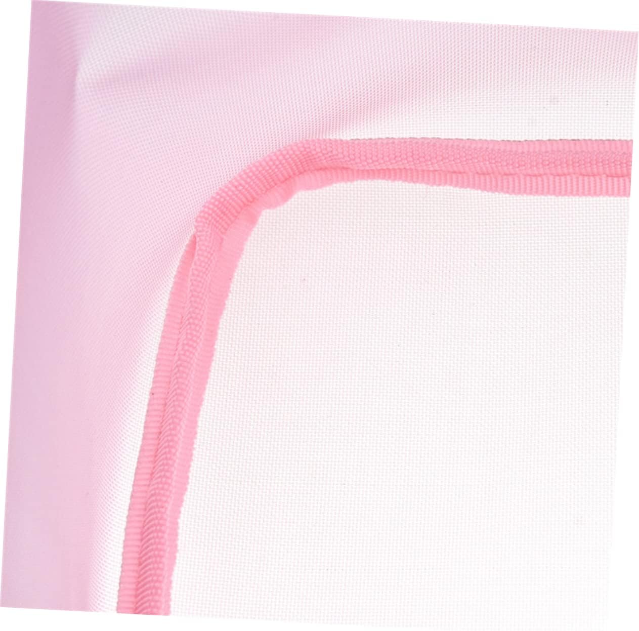 EPIGEIST Pink Mesh Knitting Bag Organizer for Crochet Hooks Sewing Accessories Large Capacity Tote with Zipper Closure for DIY Crafting and Knitting Projects