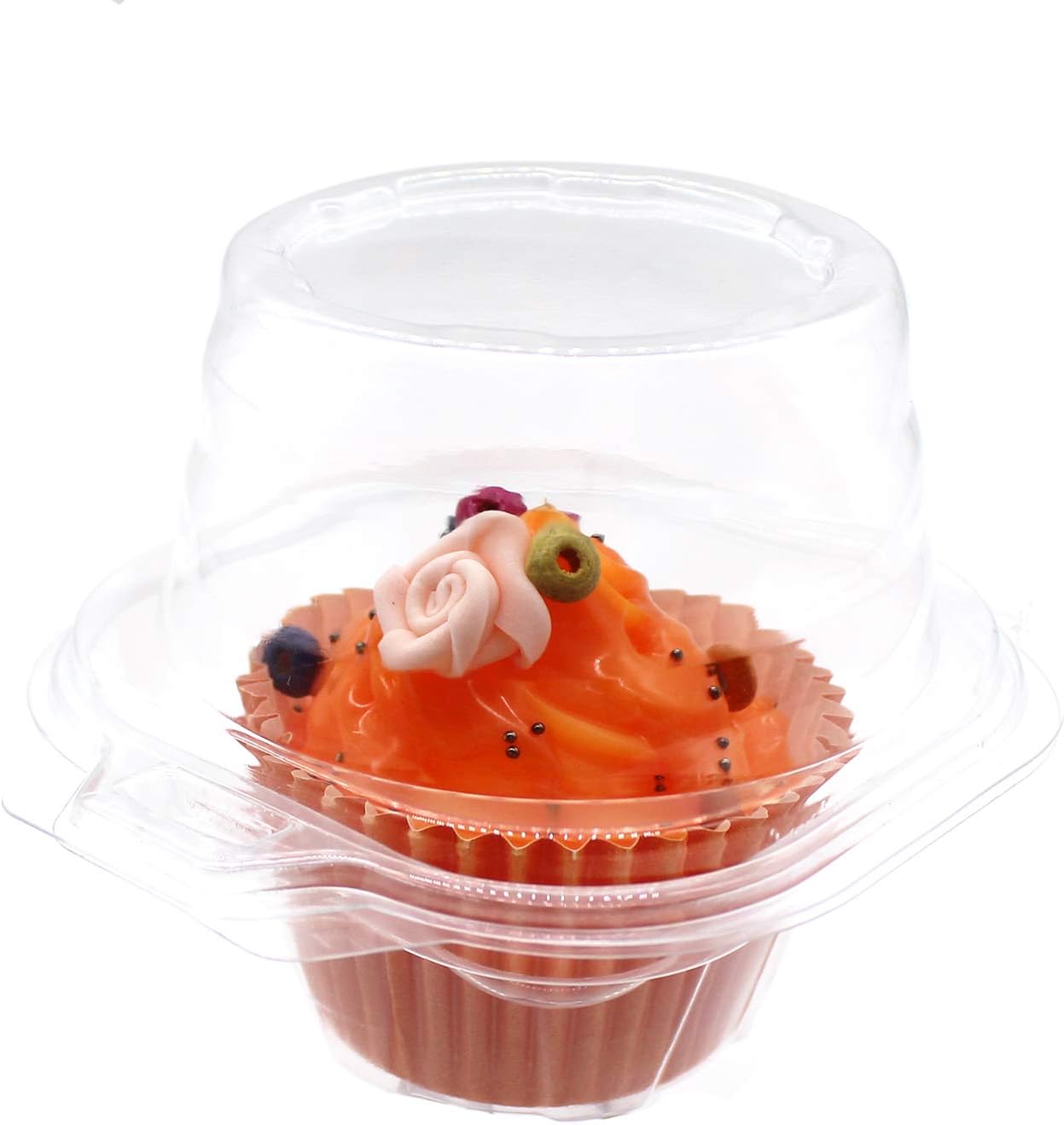 Cupcake Holders Individual,Single Clear Individual Cupcake