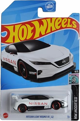 Hot Wheels Nissan Leaf Nismo RC_02, HW Modificado 45 Blanco 91250