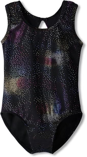 HOZIY Leotards for Girls Ballet Gymnastics Sleeveless Long Sleeve Colorful Sparkles Aqua Blue Pink Purple Solid