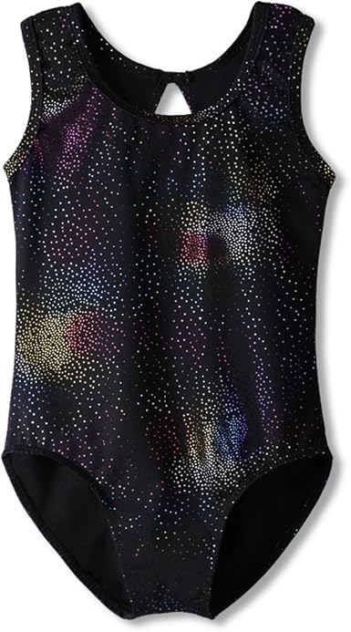 HOZIY Leotards for Girls Ballet Gymnastics Sleeveless Long Sleeve Colorful Sparkles Aqua Blue Pink Purple Solid