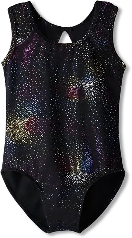 HOZIY Leotards for Girls Ballet Gymnastics Sleeveless Long Sleeve Colorful Sparkles Aqua Blue Pink Purple Solid