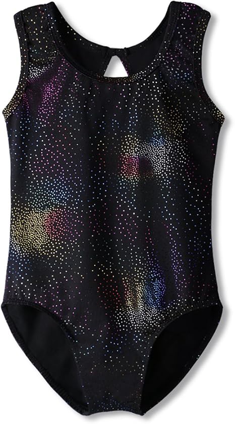 HOZIY Leotards for Girls Ballet Gymnastics Sleeveless Long Sleeve Colorful Sparkles Aqua Blue Pink Purple Solid