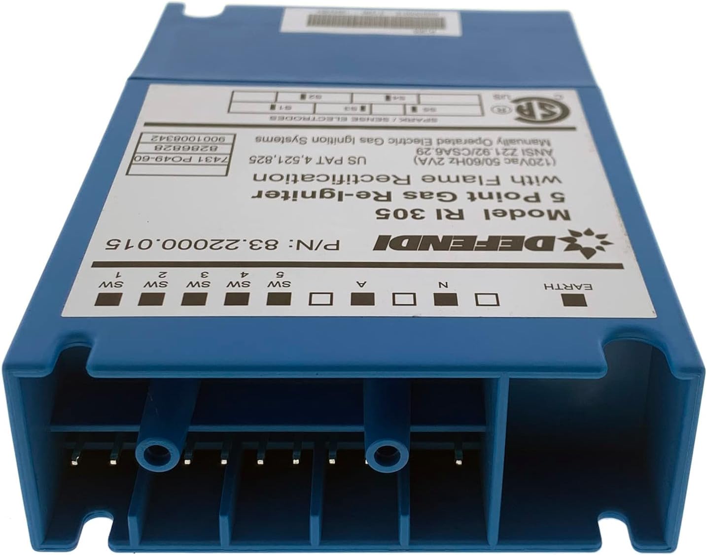 WP8286828 RI 305 5 Point Gas Re-Igniter Spark Module for Whirlpool Gas Range