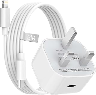 iPhone Fast Charger, 20W Fast iPhone Charger Plug and Cable 2M [Apple MFi Certified], iPhone Charger Cable and USB C Fast Charger Plug iPhone Power Adapter for iPhone 14 13 12 11 Pro Max/Mini/XS/SE/8