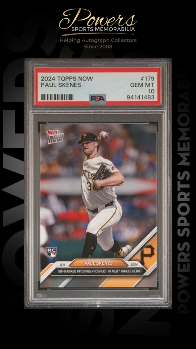 Amazon.com: Paul Skenes 2024 Topps Now MLB Debut Rookie Baseball