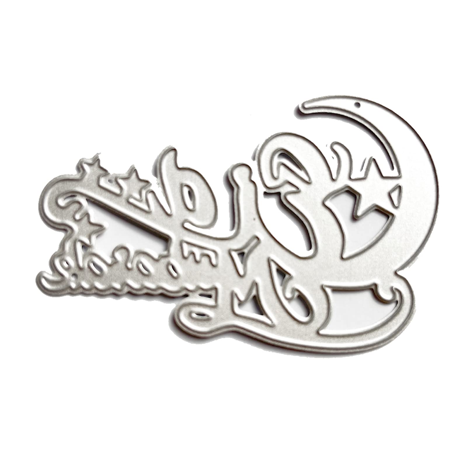 HGENAHGTF Metal Die Cuts Eid Embossing Stencil Cutting Dies for Card Making Scrapbooking Paper Craft Template Metal Die Cuts for Card Making Machine