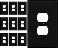 Vista 34 de ENERLITES - Placa de pared doble sin tornillos, cubierta de tomacorriente segura para niños, tamaño estándar, 1 cuadrilla, 4.68 x 2.93 pulgadas