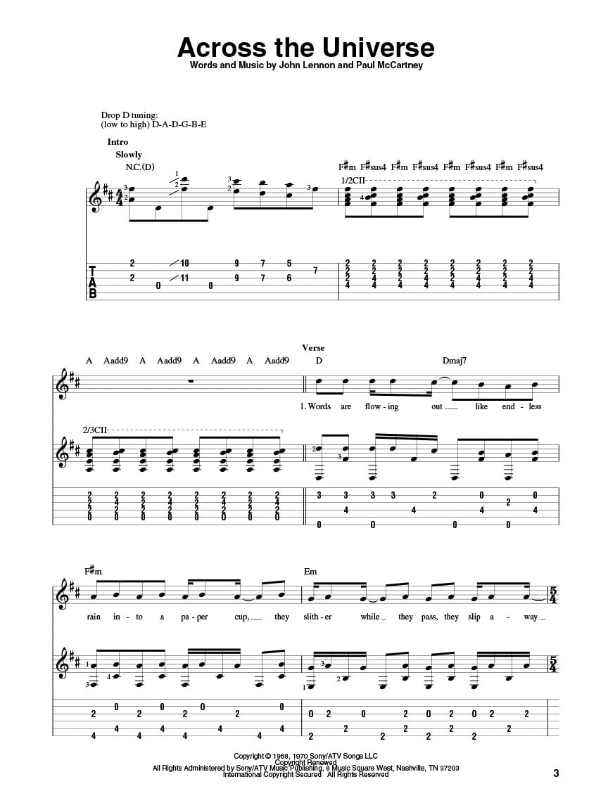 Fingerpicking Beatles: Solo Guitar