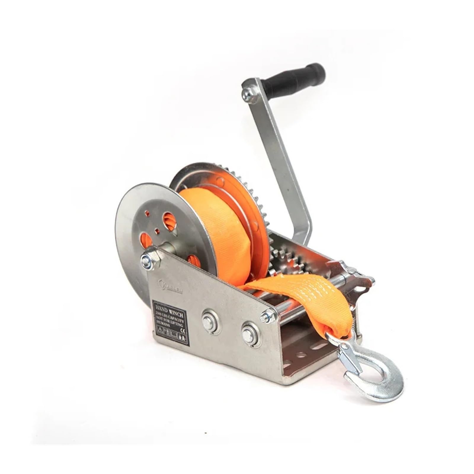 Wyciągarka, Manual Winch Expert Small 500KGS, Pas do wciągarki ręcznej z 3-krotnie większą wytrzymałością na zerwanie dla ATV UTV Marine