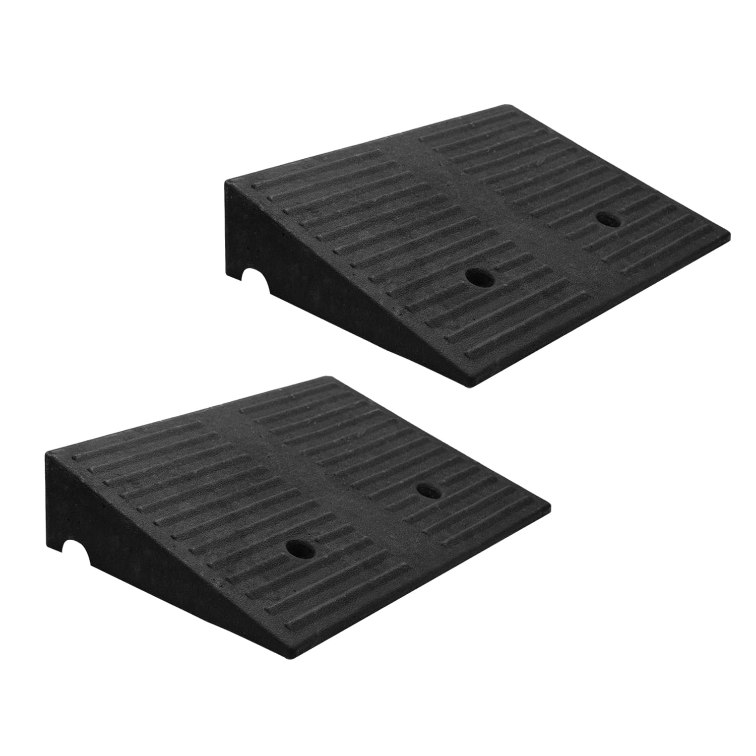 Photo 1 of 5" Threshold Ramps for Doorways 2pack, Wheelchair Ramp for Home Steps, Curb Ramp for Driveway for Shed, 7000 Lbs Load Capacity for Vehicle Motorcycle Wheelchairs Bikes Trolley Scooter