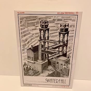 【ヴィンテージ】 M.Ｃ.ESCHER ジグゾーパズル 1500ピース 未開封 Amazon | レア希少 ジグソーパズル エッシャーの不思議な世界