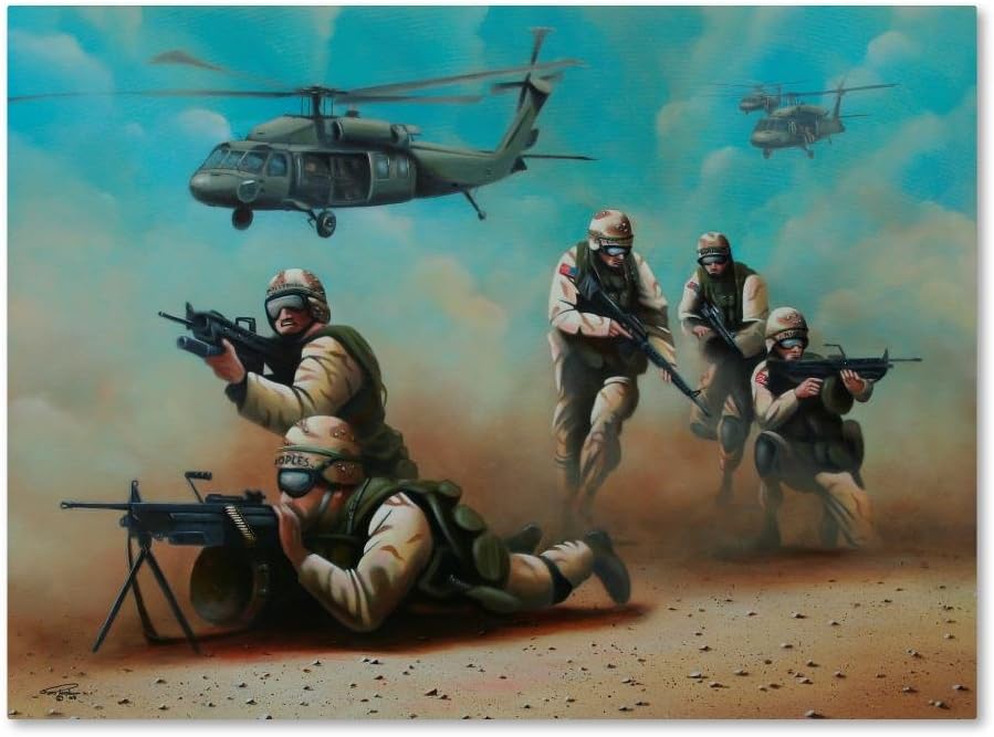 TrademarkTrademark Fine Art Canvas Art Geno Peoples 'Home of the Brave'