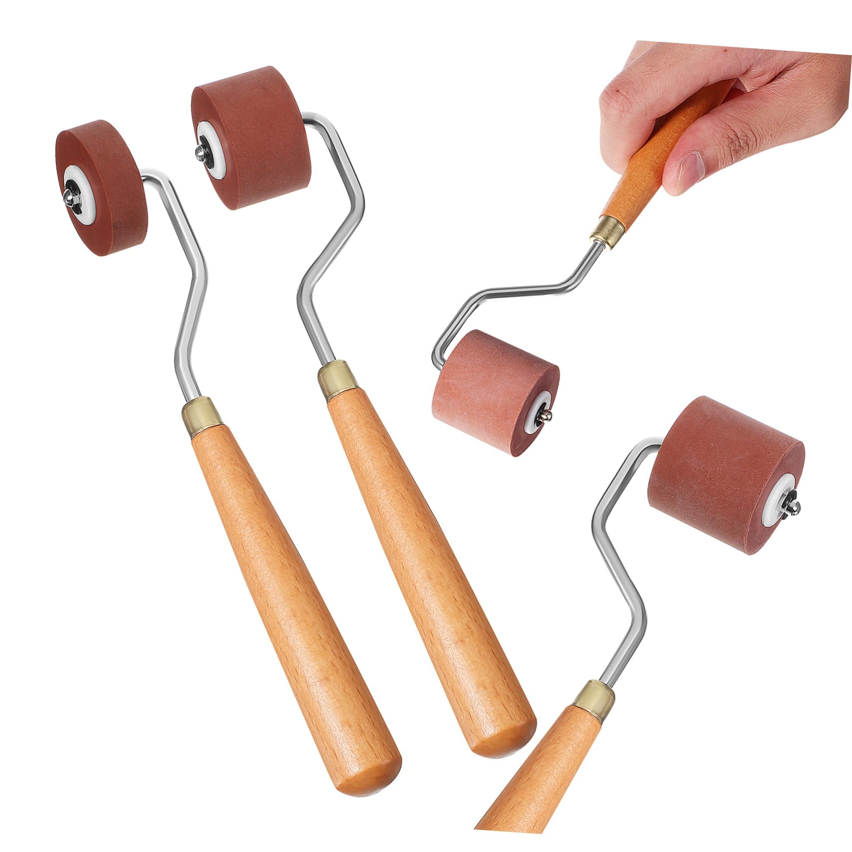 Rouleaux en caoutchouc pour encrer proprement vos tampons d'art