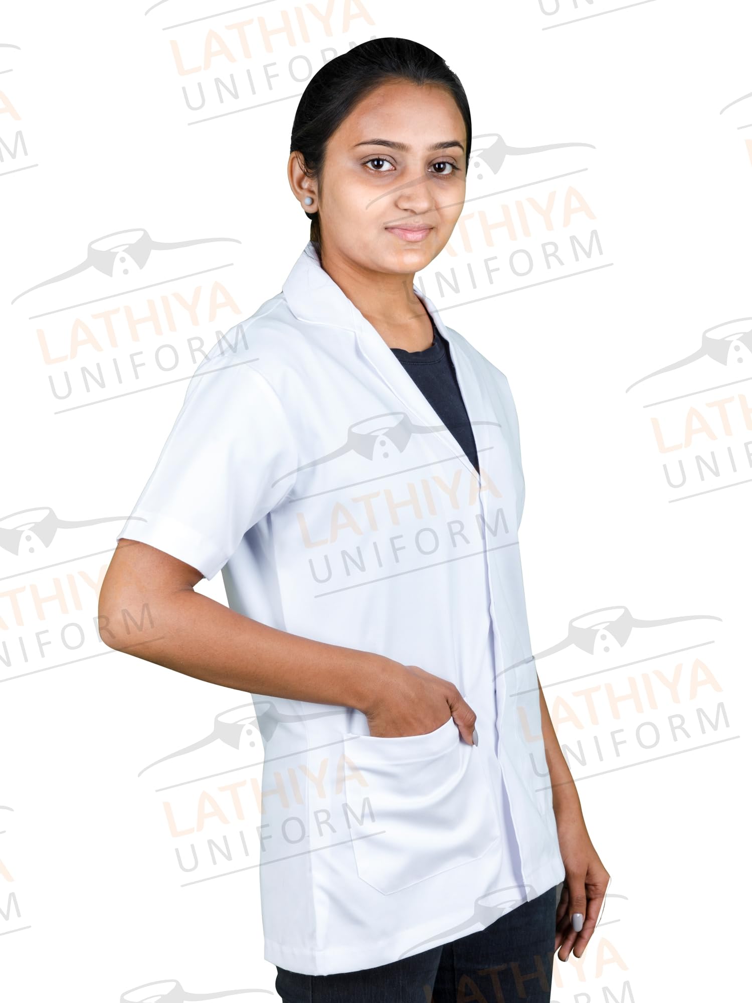 LATHIYA UNIFORMWhite DOCTER LAB Coat