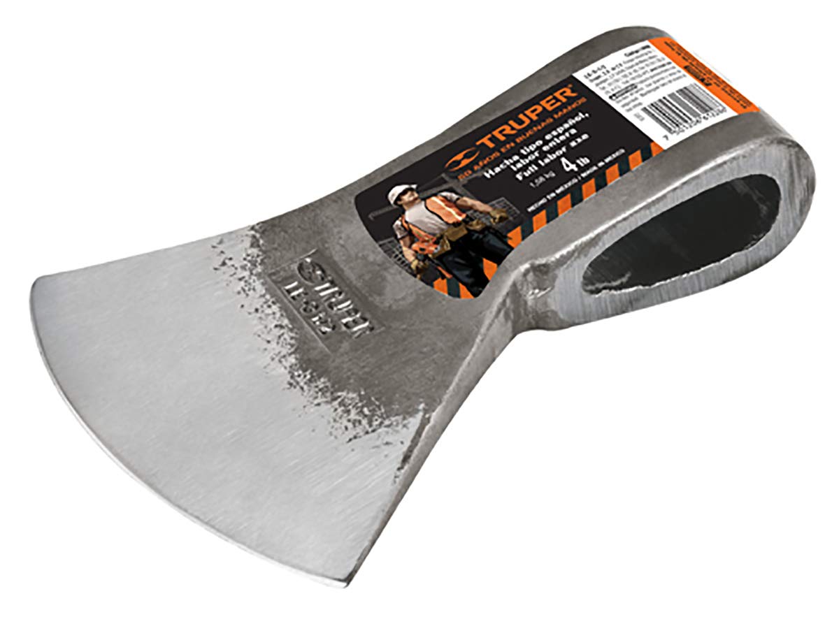 Truper LE-4 Entire work ax, 4 lb. , without handle