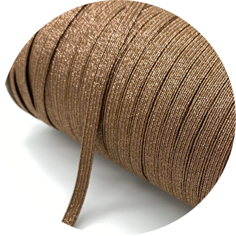 ZEWEZ Elastic Band 5yards/Lot 6mm Elastic Ribbon Sewing Elastic Band Rubber Band for Waist Band Stretch Rope DIY Lanyard Elastic Bands (Color : 59, Width : 135yards 1 Roll)