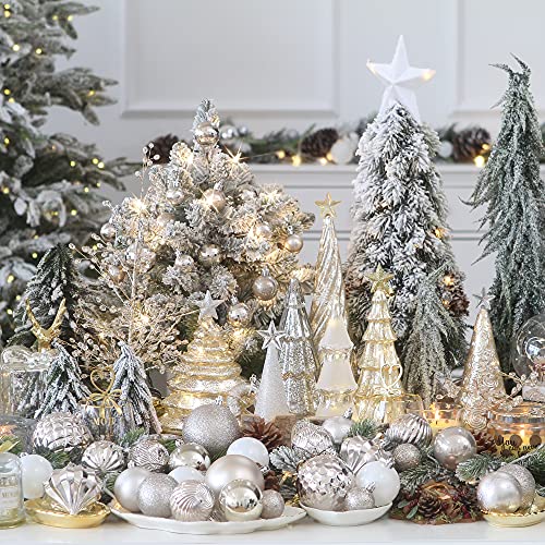 Sea Team 100er-Pack bruchsichere Weihnachtskugeln mit Geschenkverpackung – Ansicht 3