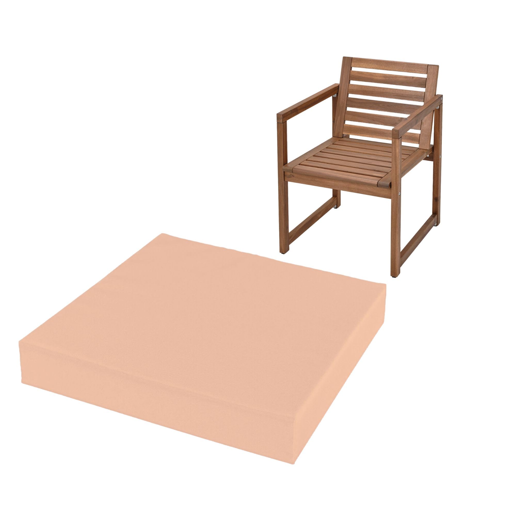Henamiliona cojines para sillas de patio 18" x 18" (45 x 45 cm) Indoor & Outdoor Use, Washable Cover