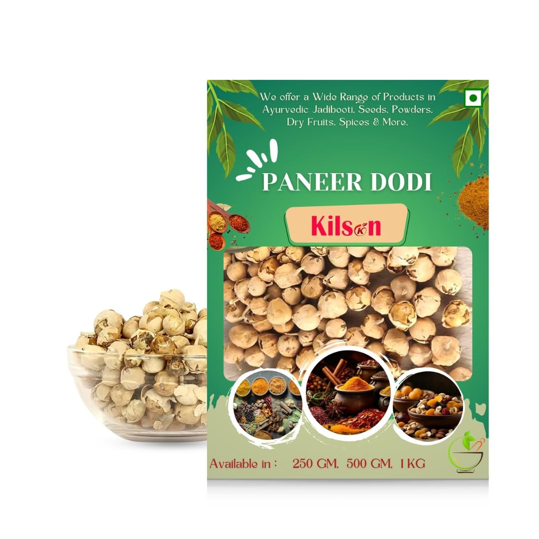 Kilson Paneer Doda | Paneer Dodi | Withania Coagulans | Paneer Dodi Phool Indian Rennet Paneer Ke Phool (250) (B0D3Q1SHSC) Amazon Price History, Amazon Price Tracker