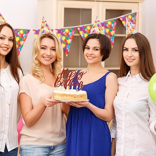 Miniatura 7 de Decoración de pastel de cumpleaños con purpurina dorada, decoración de pastel de feliz cumpleaños adecuada para decoración de fiesta para