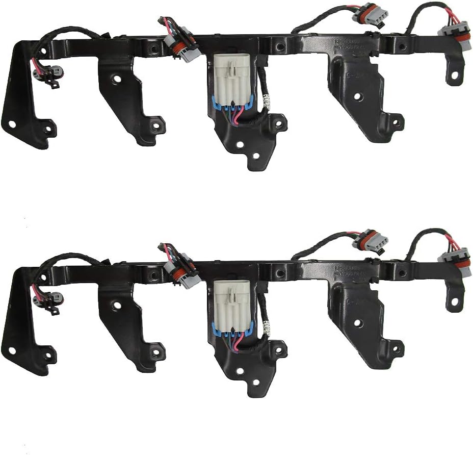 Set of 2 New Herko Automotive Ignition Coil Harnesses and Brackets 12579355 For LS2 LS4 LS7 Engines 2009-2012