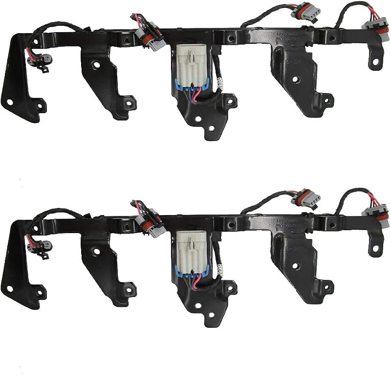 Suportes e chicotes para bobina de ignição AD Auto Parts para motores LS2 LS3 LS4 LS7 – 2 suportes + 2 chicotes