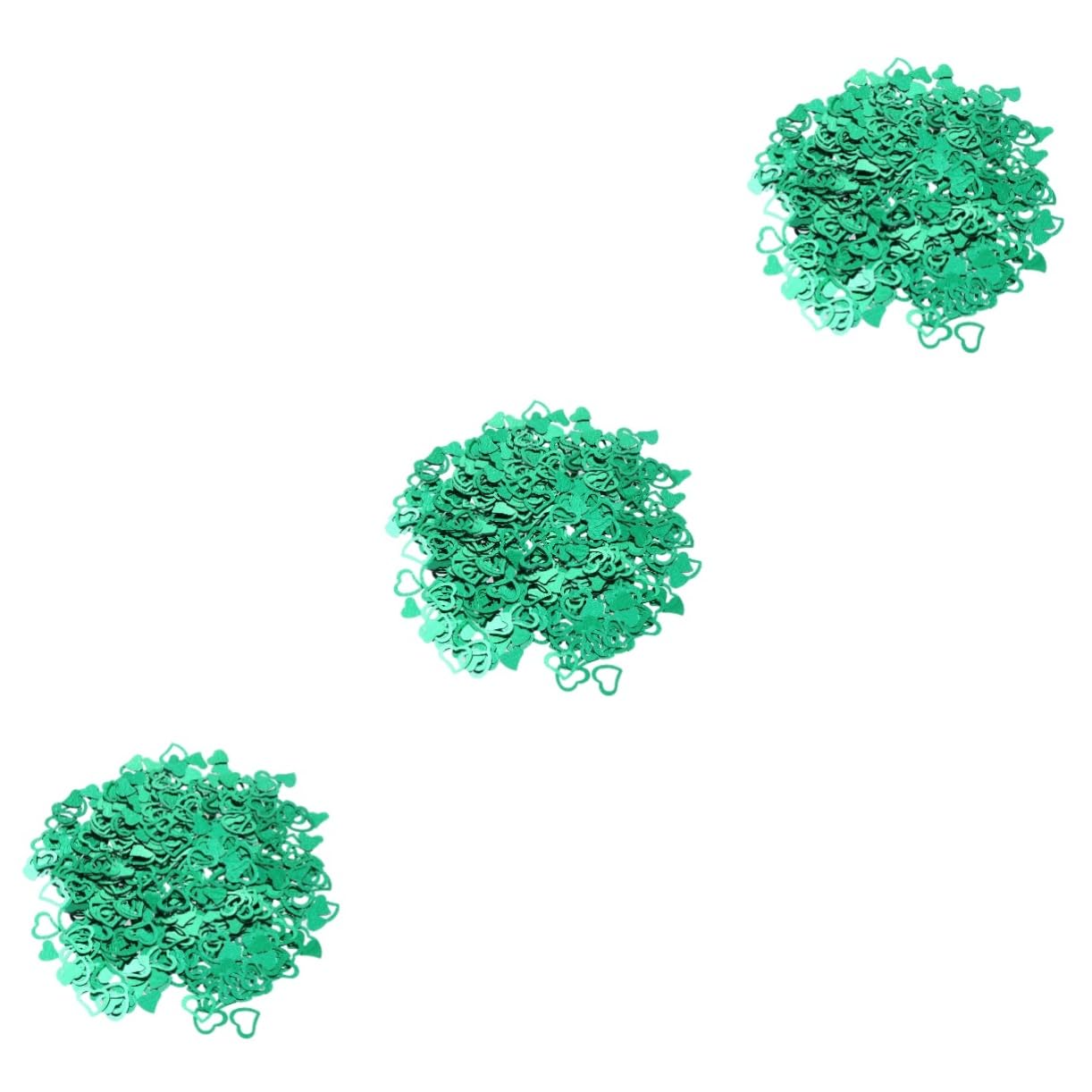 TOPBATHY 9000pezzi Confetti Cuore Verde Per Matrimonio e Compleanno Di Decorazioni Da Tavolo Per Feste e Eventi Romantici Senza Glitter Che Cade Per Inviti e Regali