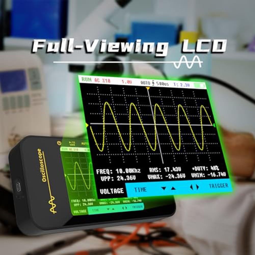 Oscilloscope de Poche Mini 3.2 Pouces LCD Couleur(B)